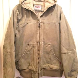 Levi's Carhartt Style Workwear SherpaHoodie Jacket